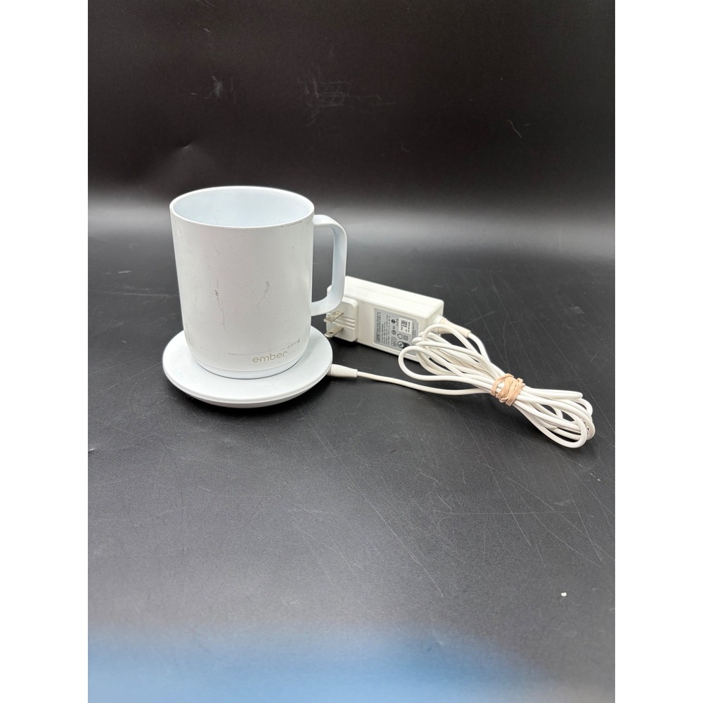 Ember Temperature Control Smart Mug 10oz White CM19 with Charging Coaster